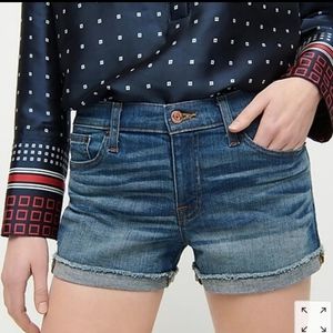 J.Crew Denim High Rise Eco Shorts 28